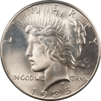 1935 Peace Dollar ($1) Obverse Image