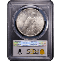 1935 Peace Dollar ($1) Reverse Slab Image