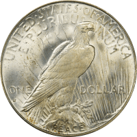 1935-S Peace Dollar ($1) REVERSE Image