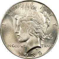 1935-S Peace Dollar ($1) Obverse Image