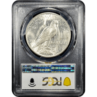1935-S Peace Dollar ($1) Reverse Slab Image