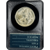 1935-S San Diego Commemorative Half Dollar (50c) Rattler Reverse Slab Image