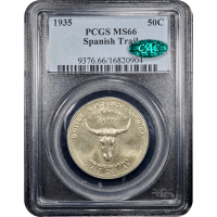 1935 Spanish Trail Commemorative Half (50c) Obverse Slab Image