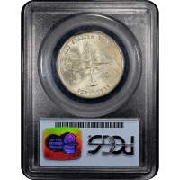 1935 Spanish Trail Commemorative Half Dollar (50c) Reverse Slab Image