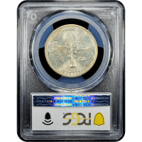 1935 Spanish Trail Commemorative Half Dollar (50c) Reverse Slab Image