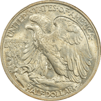 1935 Walking Liberty Half Dollar (50c) Reverse Image