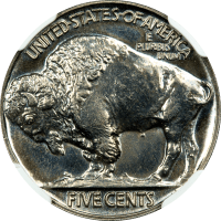 1936 Buffalo Nickel (5c) REVERSE Image