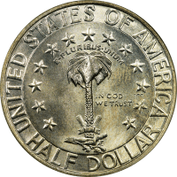 1936 Columbia Commemorative Half Dollar (50c) OGH Reverse Image