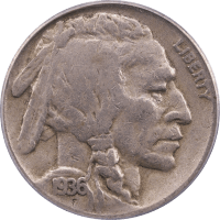 1936-D 3 1/2 Legs Buffalo Nickel (5c) Obverse Image