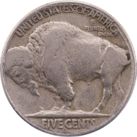 1936-D 3 1/2 Legs Buffalo Nickel (5c) Reverse Image