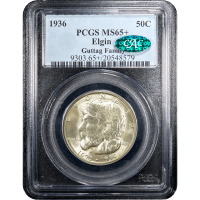 1936 Elgin Commem Half Dollar (50c) SLAB Image