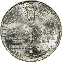 1936 Norfolk Commemorative Half Dollar (50c) REVERSE Image