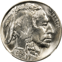 1936-S Buffalo Nickel (5c) OBVERSE Image