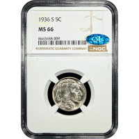 1936-S Buffalo Nickel (5c) SLAB Image