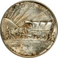 1936-S Oregon Commemorative Half Dollar (50c) Reverse Image