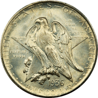 1936-S Texas Commem Half Dollar (50c) OBVERSE Image