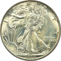 1936-S Walking Liberty Half Dollar (50c) OBVERSE Image
