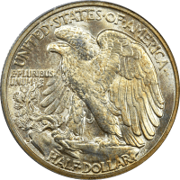 1936-S Walking Liberty Half Dollar (50c) REVERSE Image