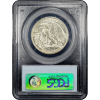 1936 Walking Liberty Half Dollar (50c) Reverse Slab Image