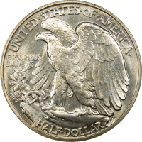 1936 Walking Liberty Half Dollar (50c) Reverse Image