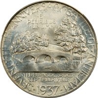 1937 Antietam Commemorative Half Dollar (50c) REVERSE Image