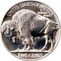 1937 Buffalo Nickel (5c) Reverse Image