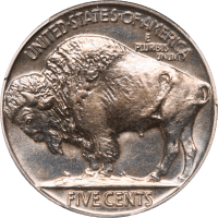 1937 Buffalo Nickel (5c) Reverse Image