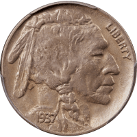 1937-D 3 Legs Buffalo Nickel (5c) Obverse Image