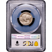 1937-D 3 Legs Buffalo Nickel (5c) Reverse Slab Image
