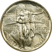 1937-D Oregon Commemorative Half Dollar (50c) Obverse Image