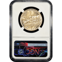 1937-D Oregon Commemorative Half Dollar (50c) Reverse Slab Image