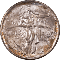 1937-D Oregon Commemorative Half Dollar (50c) Obverse Image