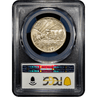 1937-D Oregon Commemorative Half Dollar (50c) Reverse Slab Image