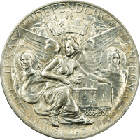 1937 Texas Commemorative Half Dollar (50c) OGH Reverse Image