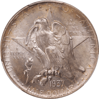 1937 Texas Commemorative Half Dollar (50c) Obverse Image