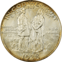 1938-D Boone Commem Half Dollar (50c) REVERSE Image