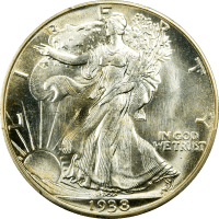 1938-D Walking Liberty Half Dollar (50c) Obverse Image