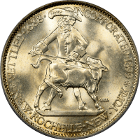 1938 New Rochelle Commemorative Half Dollar (50c) OGH Obverse Image