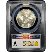 1938 New Rochelle Commemorative Half Dollar (50c) Reverse Slab Image