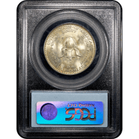 1938 New Rochelle Commemorative Half Dollar (50c) Reverse Slab Image