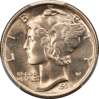 1938-S Mercury Dime (10c) Obverse Image