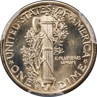1938-S Mercury Dime (10c) Reverse Image