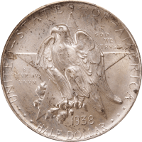 1938-S Texas Commemorative Half Dollar (50c) Obverse Image
