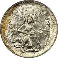 1938 Texas Commemorative Half Dollar (50c) OGH Reverse Image