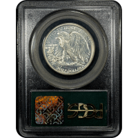 1938 Walking Liberty Half Dollar (50c) OGH Reverse Slab Image