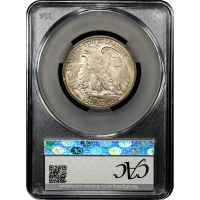 1939-D Walking Liberty Half Dollar (50c) Reverse Slab Image