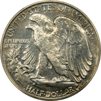 1939 Walking Liberty Half Dollar (50c) Reverse Image