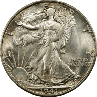 1941-S Walking Liberty Half Dollar (50c) OBVERSE Image