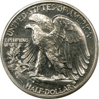 1941 Walking Liberty Half Dollar (50c) Reverse Image