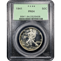 1941 Walking Liberty Half Dollar (50c) OGH SLAB Image